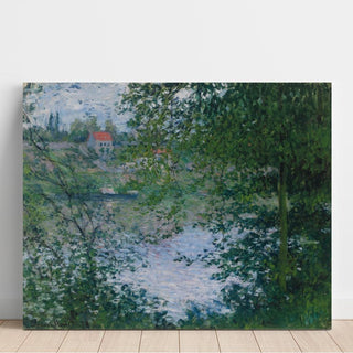 A Travers Les Arbres, Ile De La Grande Jatte - Claude Monet | Reproduction Tableau Décoration murale affiche copie