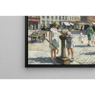 À Trianglen, Copenhague, par une chaude journée d’été - Paul Fischer | Reproduction Tableau Décoration murale affiche copie