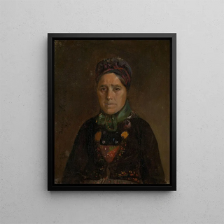 Adolph Tidemand - Portrait of Ingeborg Skjnne from Numedal.webp