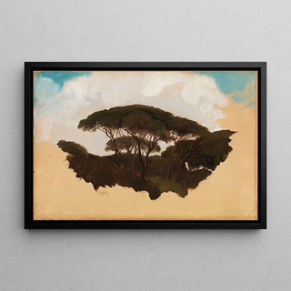 Adolph Tidemand - Study of Stone Pines.webp