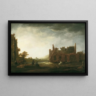 Aelbert Cuyp - Landscape with the Ruins of Rijnsburg Abbey.webp
