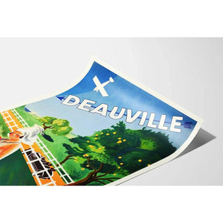 Affiche Deauville Vintage