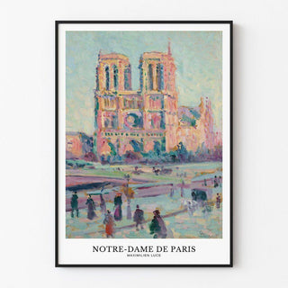 Affiche Paris - Tableau Notre-Dame de Paris - Maximilien Luce