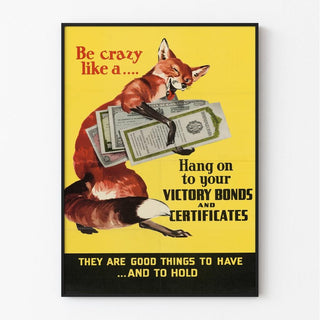 Affiche Seconde Guerre Mondiale - Hang on to Your Victory Bonds and Certificates