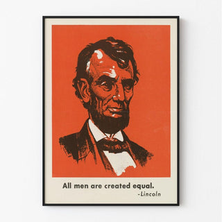 Affiche Seconde Guerre Mondiale - Heroes Day Posters - Lincoln