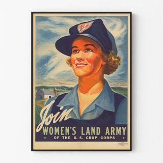 Affiche Seconde Guerre Mondiale - Join the Women’s Land Army of the U.S. Crop Corp