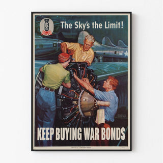 Affiche Seconde Guerre Mondiale - The Sky’s the Limit