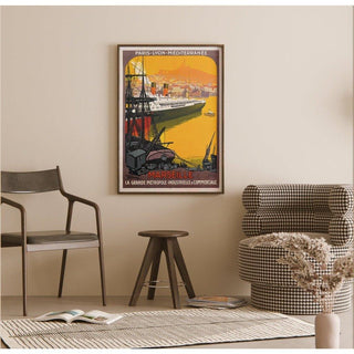 Affiche de Marseille Vintage