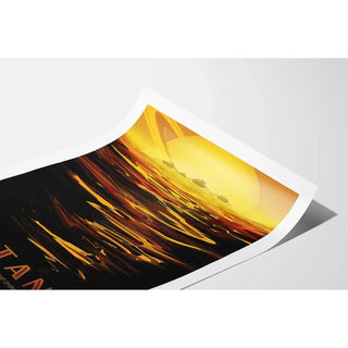 Affiche vintage NASA - Titan 2017