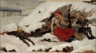 Albert Edelfelt - Study For Burned Village.webp