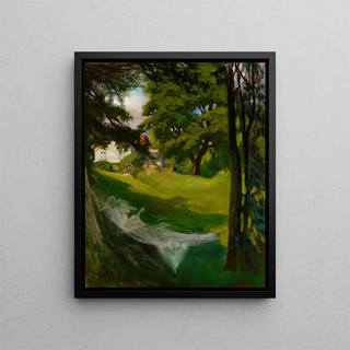 Albert Edelfelt - The Artists Summer Villa in Haikko from the Sea.webp