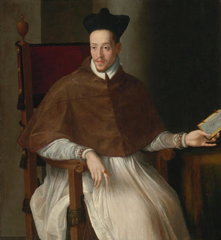 Alessandro Allori - Portrait Of A Cleric.webp