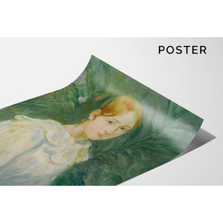 Alice Gamby en buste - Berthe Morisot | Reproduction Tableau Décoration murale affiche copie