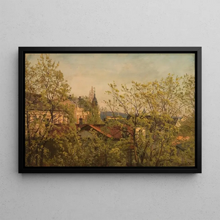 Amaldus Nielsen - Fra ateliervinduet i mai Majorstuveien 8.webp