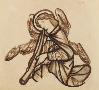 Ange jouant d'un cor - Sir Edward Coley Burne-Jones