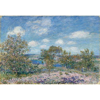 Après-midi de mai à By, près de Moret-sur-Loing - Alfred Sisley | Reproduction Tableau Décoration murale affiche copie