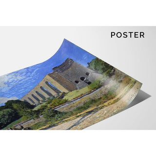 Aqueduc de Marly - Alfred Sisley | Reproduction Tableau Décoration murale affiche copie