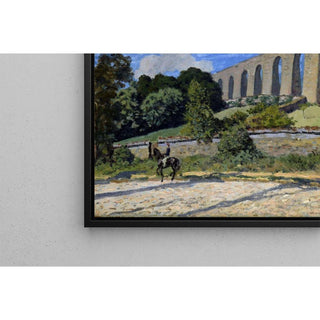 Aqueduc de Marly - Alfred Sisley | Reproduction Tableau Décoration murale affiche copie