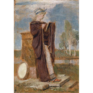 Arnold Bcklin - The Muse Thalia.webp