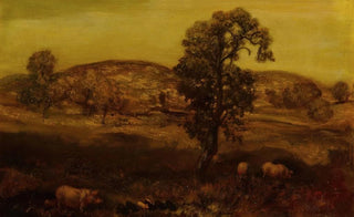 Arthur Bowen Davies - Landscape with Pigs.webp