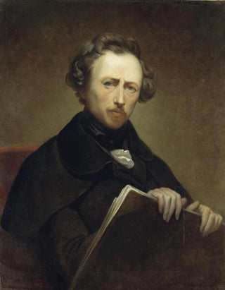 Ary Scheffer - Self Portrait at the age of 43.webp