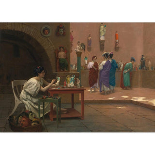 Atelier de Tanagra - Jean-Léon Gérôme | Reproduction Tableau Décoration murale affiche copie
