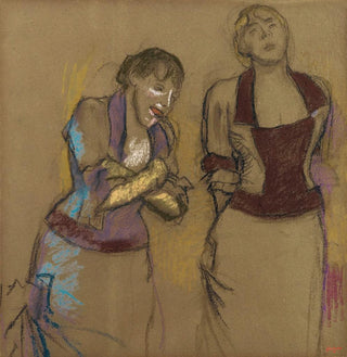 Au Café-Concert Deux Chanteuses - Edgar Degas