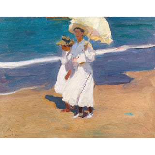 Au bord de la mer - Joaquín Sorolla | Reproduction Tableau Décoration murale affiche copie