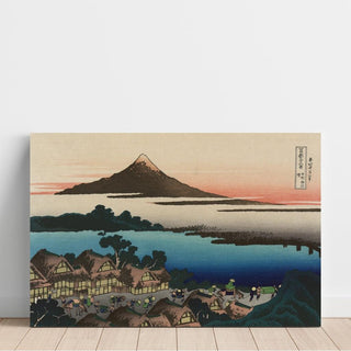 Aube à Isawa dans la province de Kai - Katsushika Hokusai | Reproduction Tableau Décoration murale affiche copie
