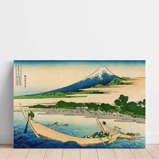 Baie de Tago près d'Ejiri sur le Tōkaidō Tōkaidō Ejiri Tago no ura ryaku zu - Katsushika Hokusai | Reproduction Tableau Décoration murale affiche copie
