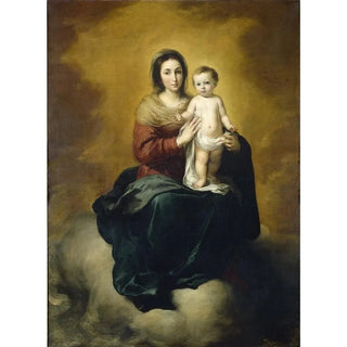 Bartolom Estebn Murillo - Madonna and Child.webp