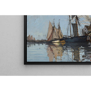 Bateaux dans le Port de Honfleur - Claude Monet | Reproduction Tableau Décoration murale affiche copie