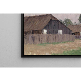 Bauernhäuser bei Klagenfurt - Alfred Zoff | Reproduction Tableau Décoration murale affiche copie