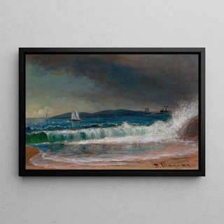 Benjamin Champney - Oil Study for Seascape.webp