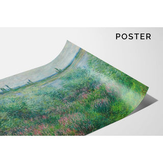 Berges de la Seine près de Vétheuil - Claude Monet | Reproduction Tableau Décoration murale affiche copie