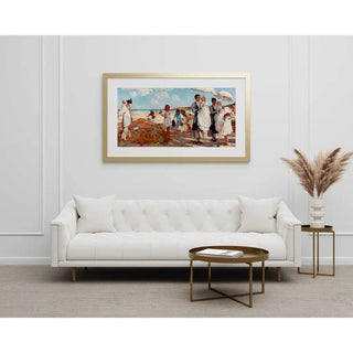 Biarritz Plage de Paul Michel Dupuy | Reproduction Tableau Décoration murale affiche copie