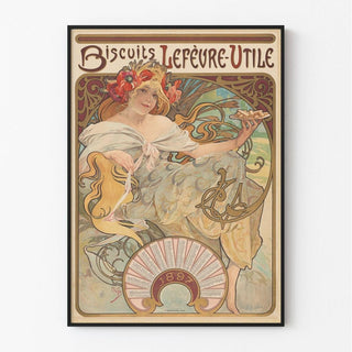 Biscuits Lefèvre-Utile - Alphonse Mucha