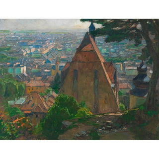 Blick auf Mödling - Carl Moll | Reproduction Tableau Décoration murale affiche copie