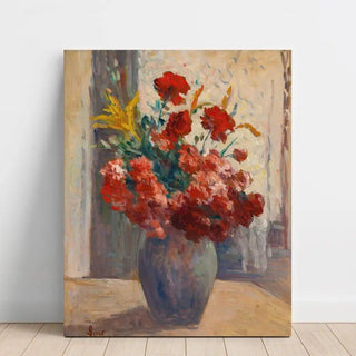 Bouquet de Fleurs dans un Vase - Maximilien Luce | Reproduction Tableau Décoration murale affiche copie