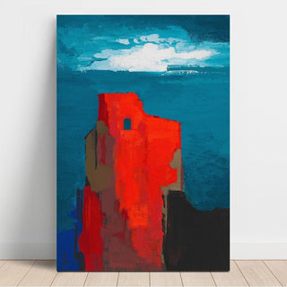 Burgruine - Karl Wiener | Reproduction Tableau Décoration murale affiche copie