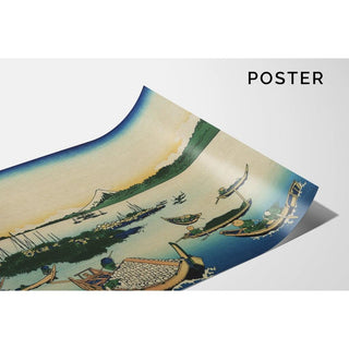 Buyo Tsukuda-jima - Katsushika Hokusai | Reproduction Tableau Décoration murale affiche copie
