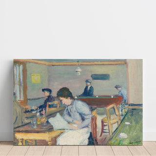 Café de Village par Albert Marquet | Reproduction Tableau Décoration murale affiche copie