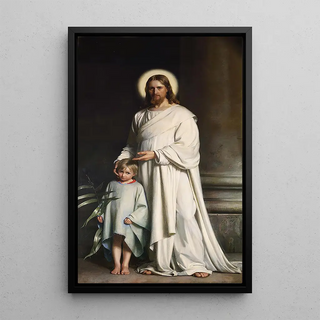 Carl Bloch - Christ blessing the little child.webp