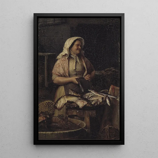 Carl Bloch - En kone der slger fisk.webp