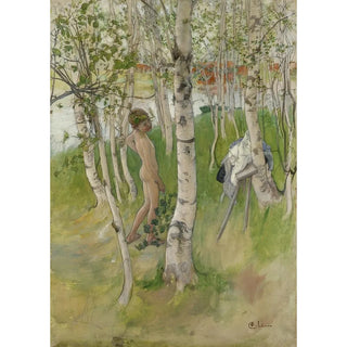 Carl Larsson - Ulf Nude Boy among Birches.webp