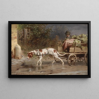 Carl Reichert - Auf dem Weg zum Markt.webp