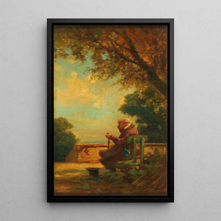 Carl Spitzweg - Alter Mann auf einer Bank.webp