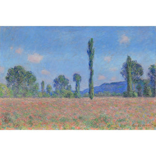 Champ de Coquelicots - Henri Le Sidaner | Reproduction Tableau Décoration murale affiche copie