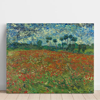 Champ de coquelicots- Vincent van Gogh | Reproduction Tableau Décoration murale affiche copie