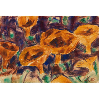 Champignons - Christian Rohlfs | Reproduction Tableau Décoration murale affiche copie